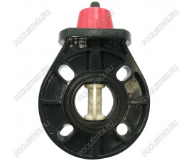 Дисковый поворотный затвор d90 с ручкой, уплотнение EPDM AQUAVIVA