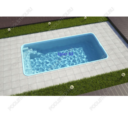 Композитный бассейн КОРСО ECOLINE (5х3х1.5м)