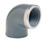 Угол 90° c металлическим кольцом EFFAST d32x1